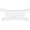 Ekena Millwork Haven Architectural Grade PVC Ceiling Medallion, 38"W x 25 3/8"H x 3"ID x 8 1/4"C x 1"P, One-Piece CMP38X25HN-03000 - alternate 2